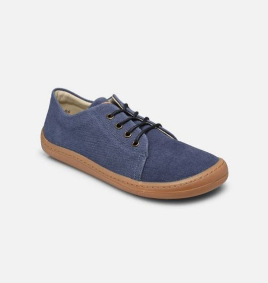 Vegano Lona Blue Con Cordones