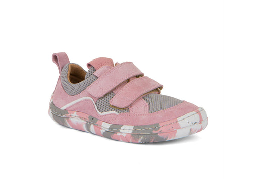 D-Velcro Textil GREY/PINK