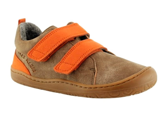 Botin New YOYO Tierra/Papaya (Vegano)Forro termico