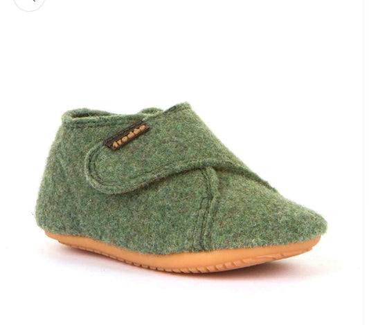 Prewalkers Zapatillas de casa Wooly Verde